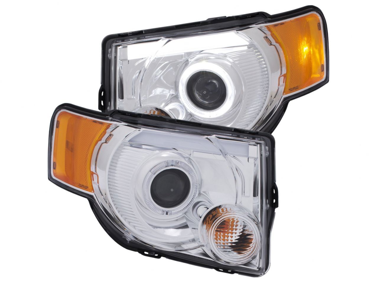 Anzo 2008-2012 Ford Escape Projector Headlights w/ Halo Chrome