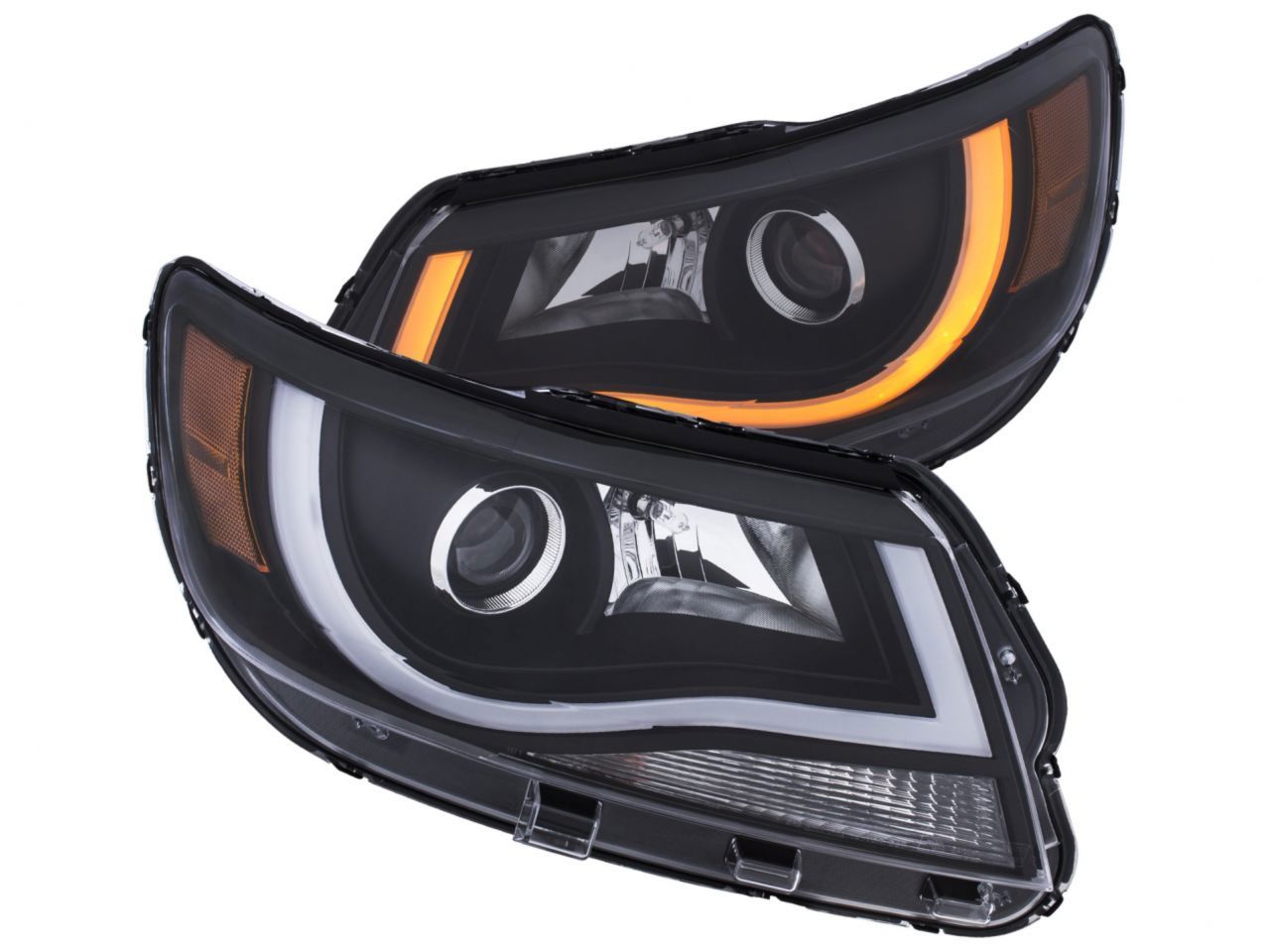 Anzo 2015-2016 Chevrolet Colorado Projector Headlights w/Plank Style Switch