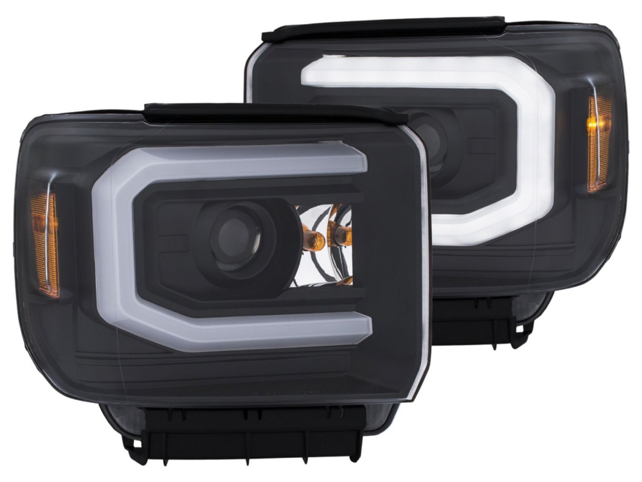 Anzo GMC Sierra 2500HD/3500HD 15-18 Projector Headlights Black
