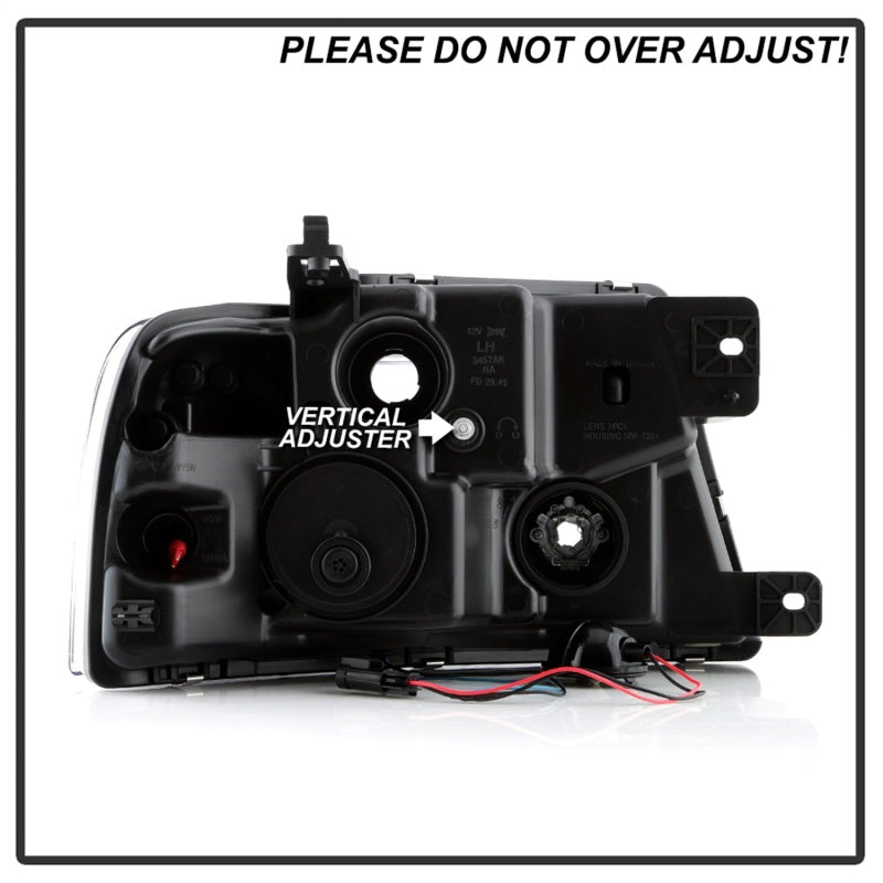 Spyder Ford F-150 04-08 High-Power LED Headlights - Black PRO-YD-FF15004PL-BK 5088161