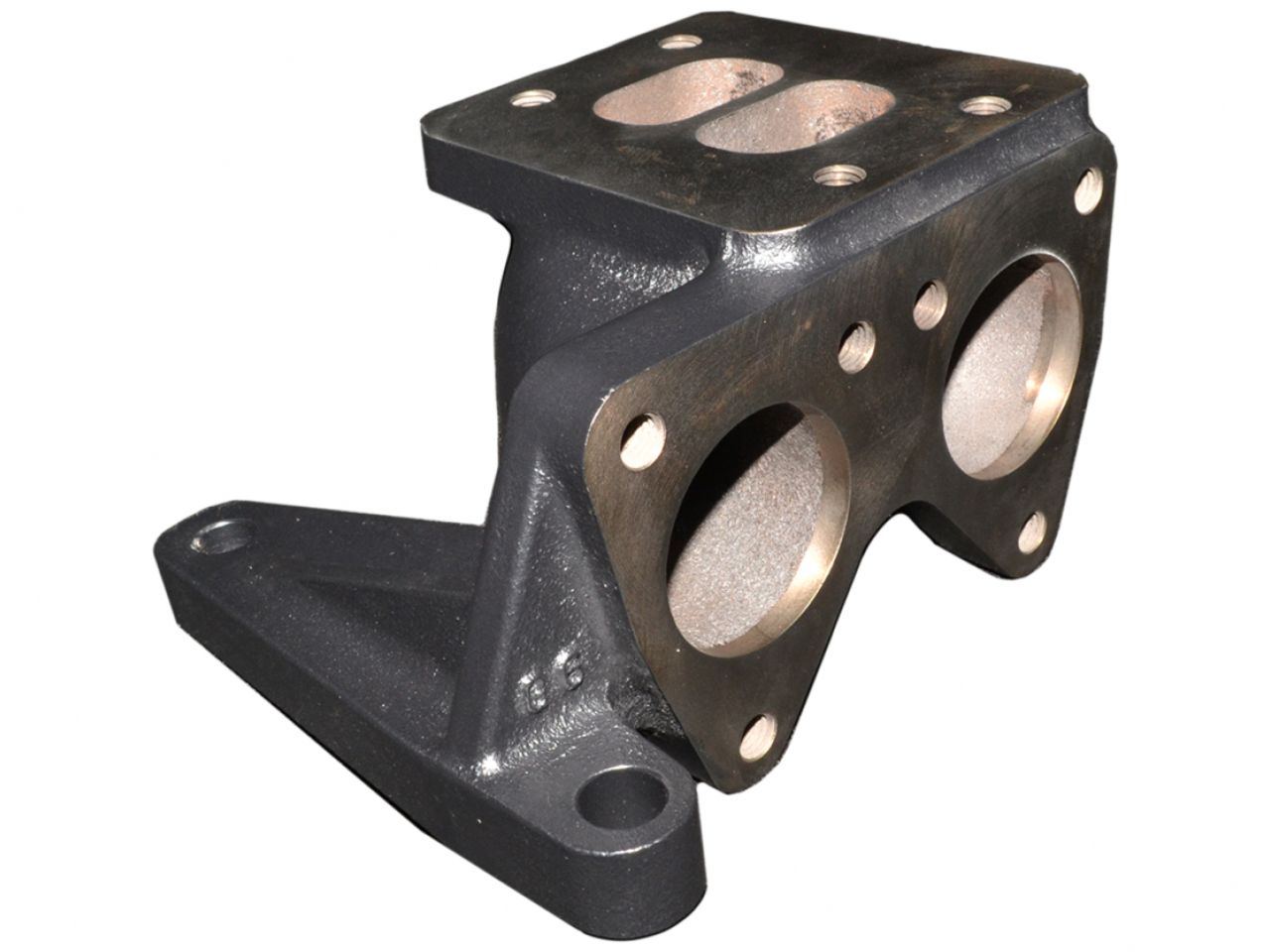 ATS Diesel Duramax T-3 Flange Shorty Turbo Pedestal (Black Ceramic Coated)