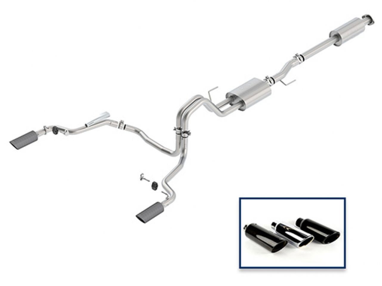 Ford Performance Parts 15-18 F-150 3.5L Cat-Back Sport Exhaust System - Rear Exit