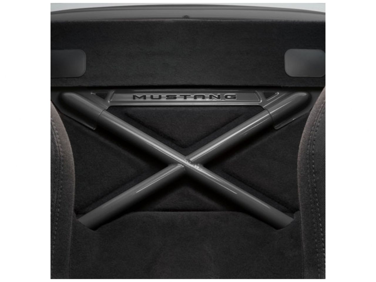 Ford Performance Parts Ford Racing 2005-14 Mustang Rear Seat Delete Kit with Grey X-Brace