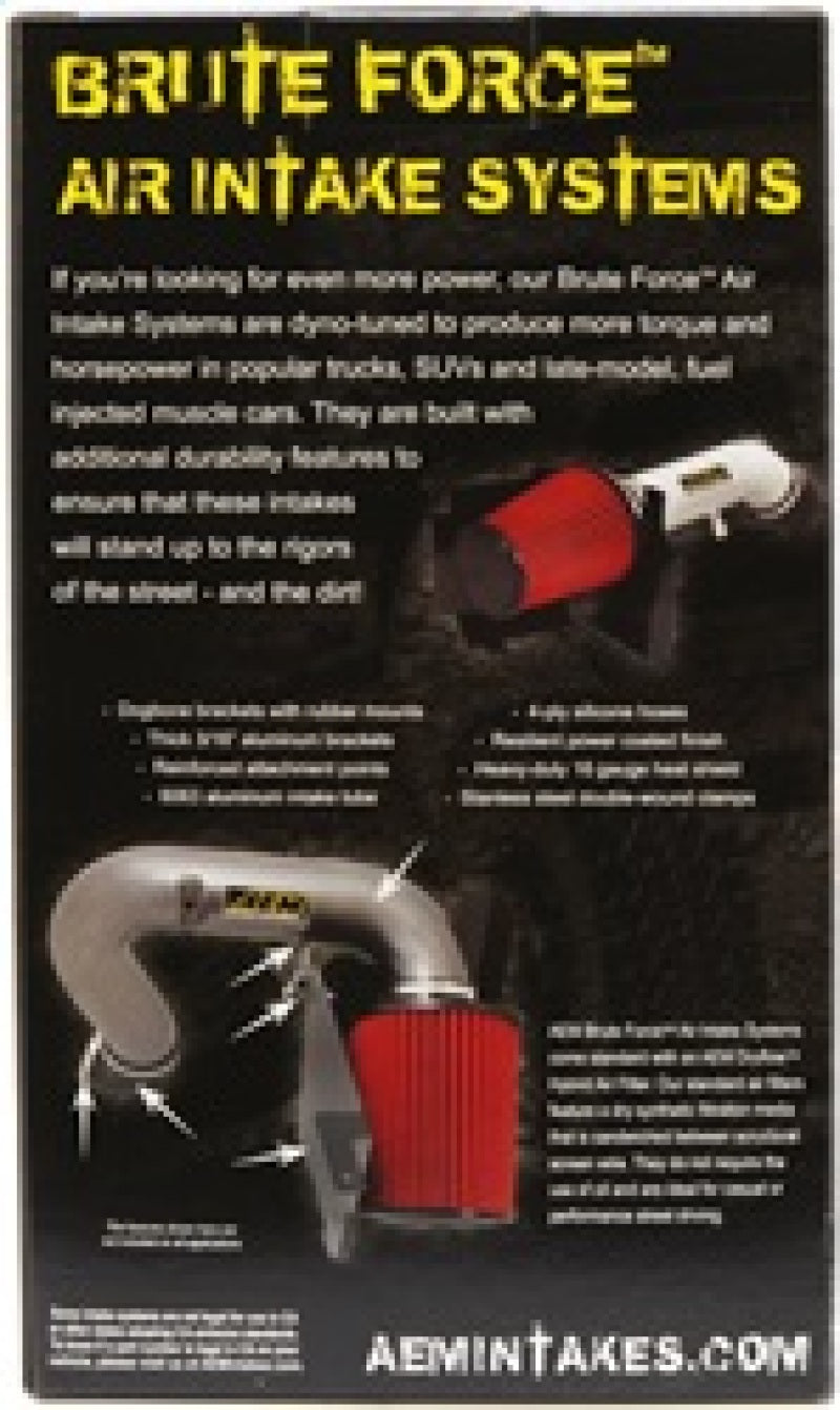 AEM Induction AEM Dryflow 3.5in. X 7in. Round Tapered Air Filter 21-2047BF