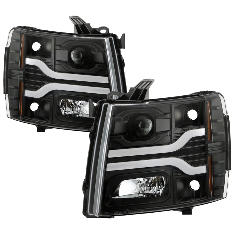 Spyder Chevy Silverado 1500 07-13/2500HD/3500HD 07-14 LED Black PRO-YD-CS07V3PL-BK 5087614