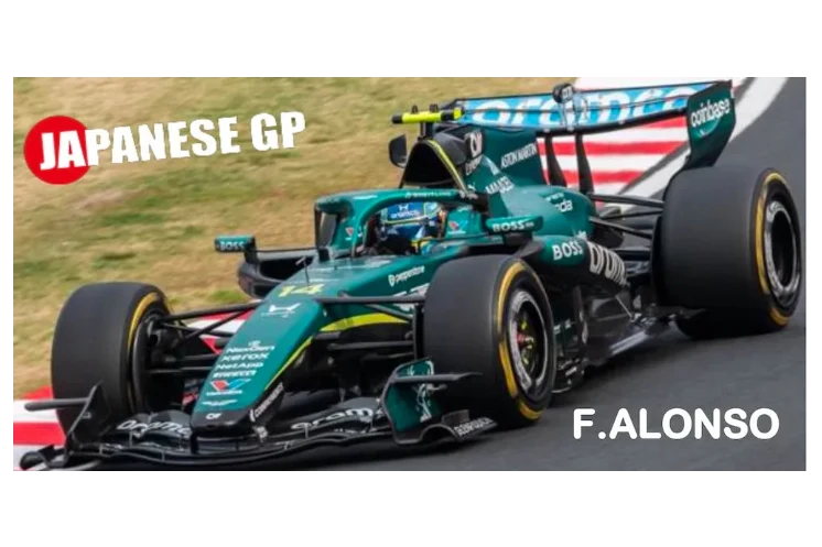Minichamps Aston Martin AMR26 #14 Aramco F1 Team Japanese GP 2026 (Alonso) 1:18