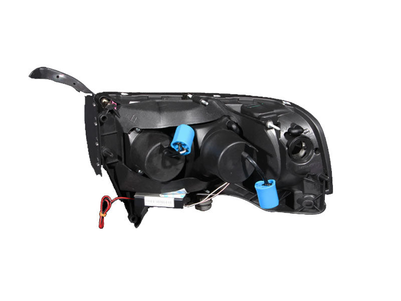 Anzo 1994-2001 Dodge Ram Projector Headlights w/ Halo Black
