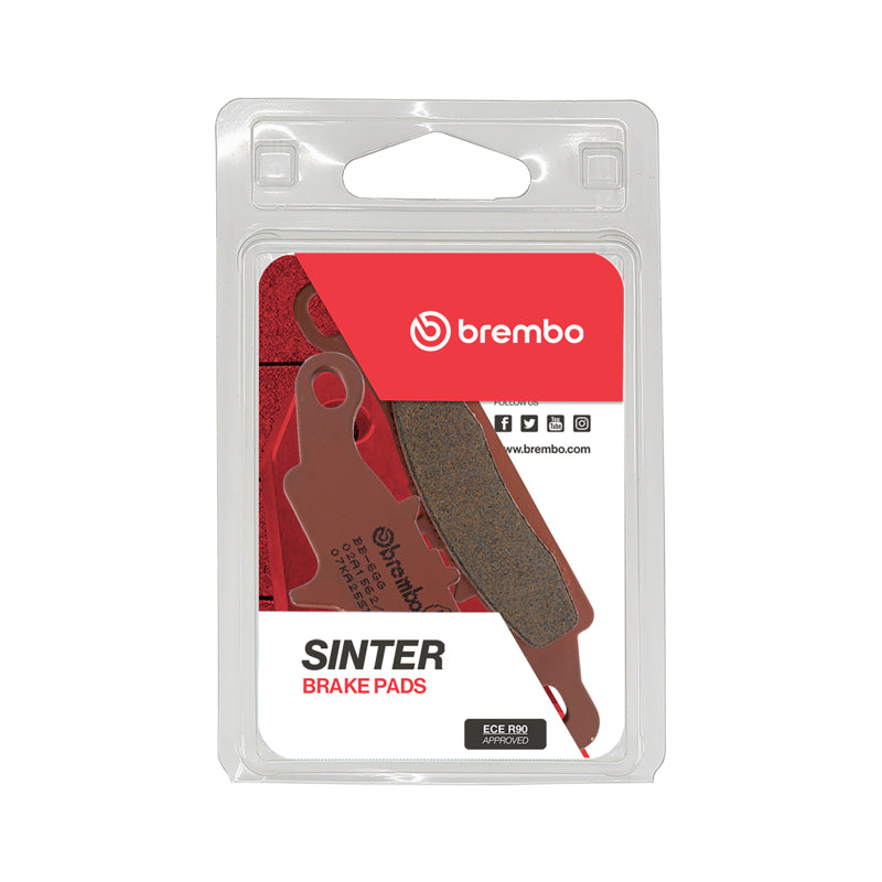 Brembo OE 07-15 Kawasaki KFX Left 450cc Sinter Brake Pad - Front 07KA25SD