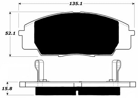 Porterfield Brake Pads for 2000 HONDA S 2000