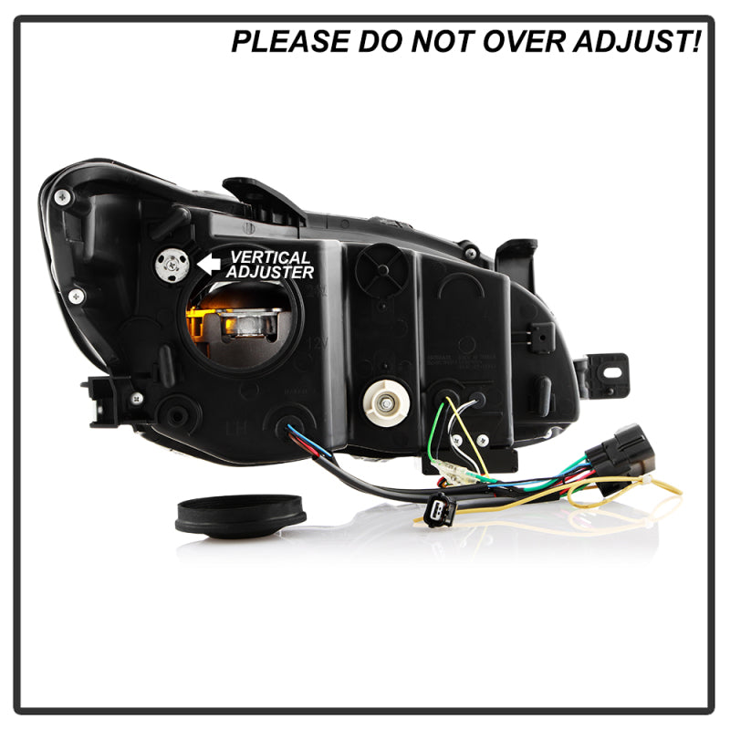 Spyder Subaru Impreza WRX 15-20 LED High-Power LED Headlights-Black PRO-YD-SWRX15LEDAP-SBSEQ-BK 5088109