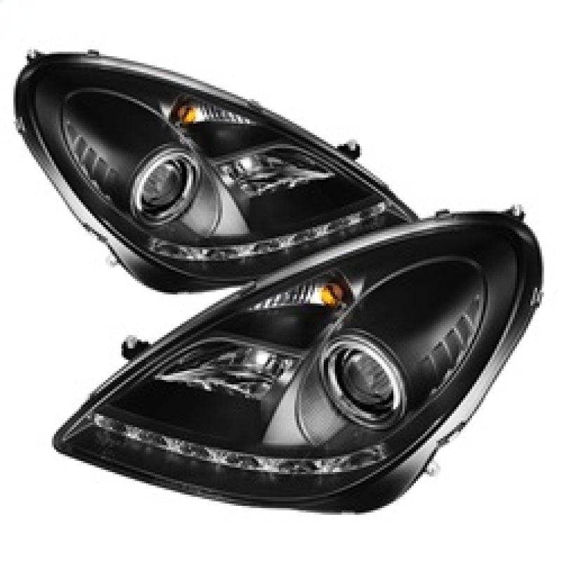 Spyder Mercedes Benz SLK 05-10 Projector Xenon/HID Model- DRL Blk PRO-YD-MBSLK05-HID-DRL-BK 5015006