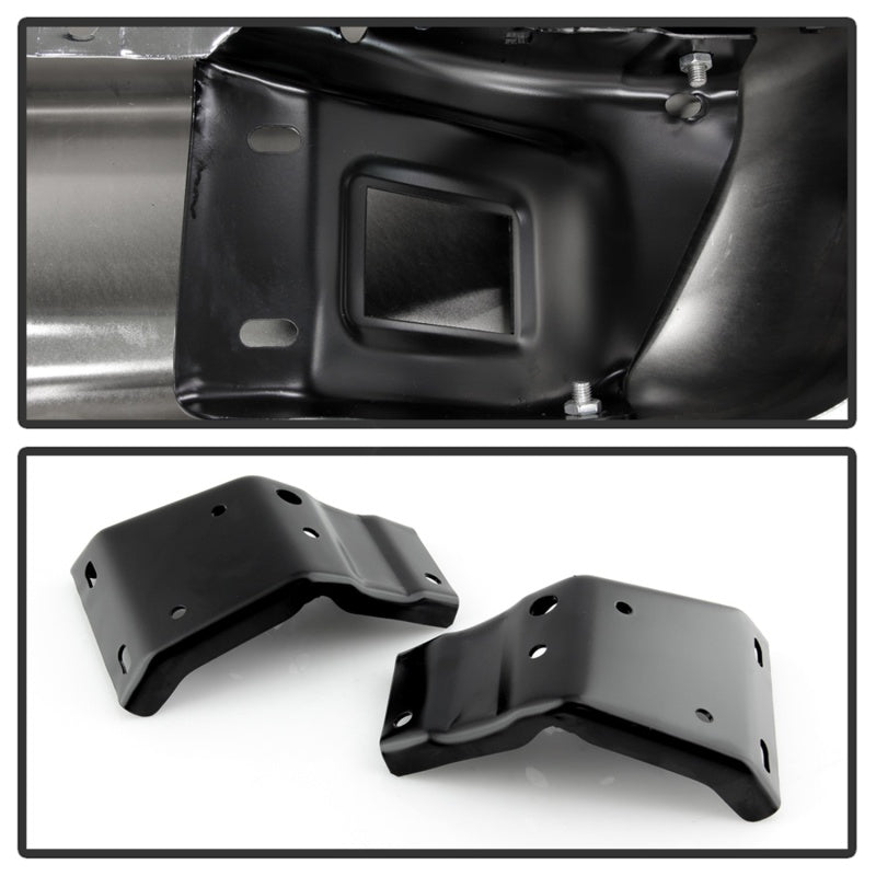 SPYDER xTune 02-08 RAM 1500/03-09 2500/3500 OEM Style Steel Rear Bumper - Chrome (RB-DR02-SET-C) 9047367