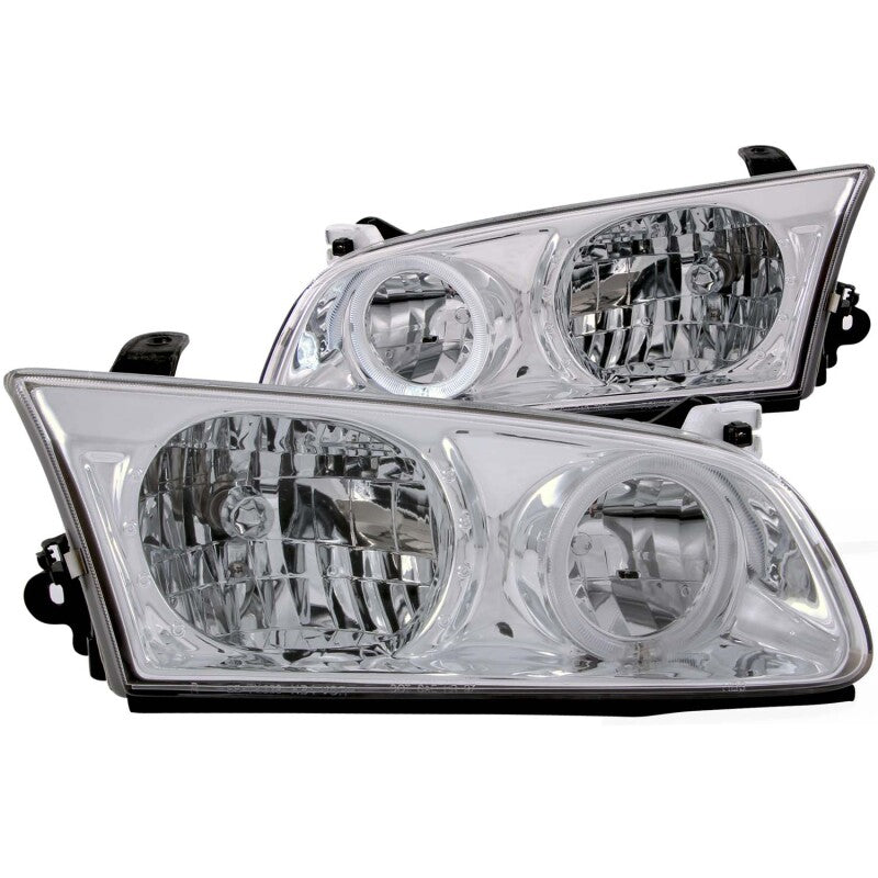 Anzo 2000-2001 Toyota Camry Crystal Headlights w/ Halo Chrome