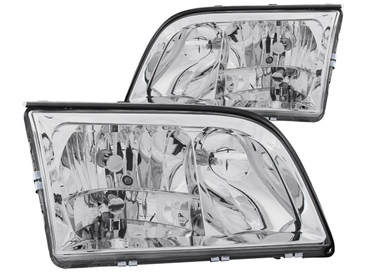 Anzo 1992-1999 Mercedes Benz S Class W140 Crystal Headlights Chrome