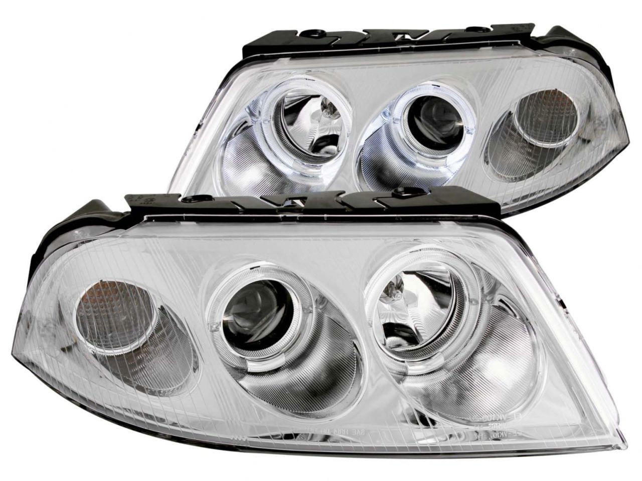 Anzo 2001-2005 Volkswagen Passat Projector Headlights w/ Halo Chrome