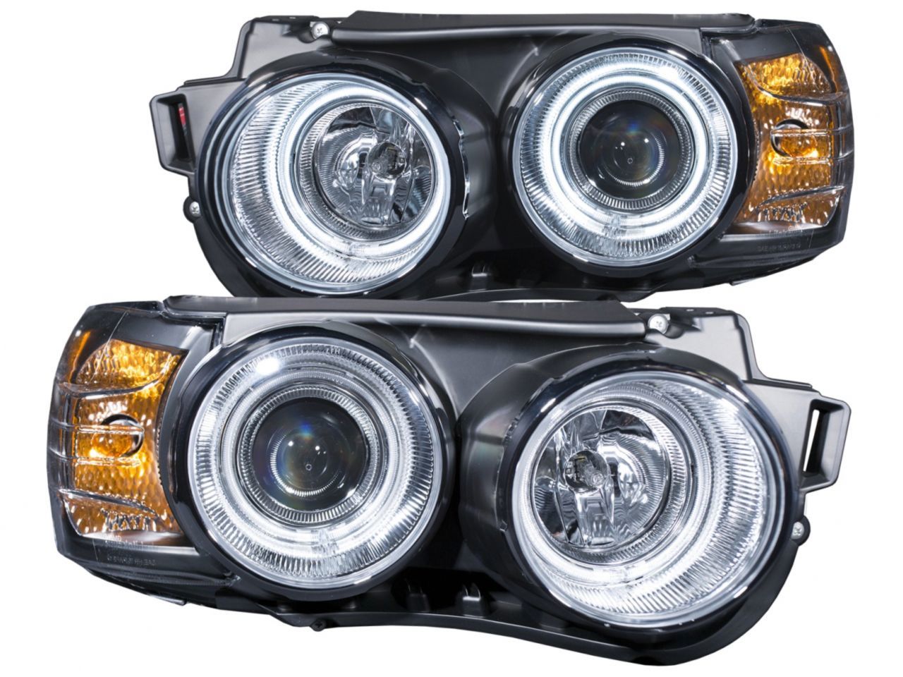 Anzo 2012-2015 Chevrolet Sonic Projector Headlights w/ Halo Chrome (CCFL)