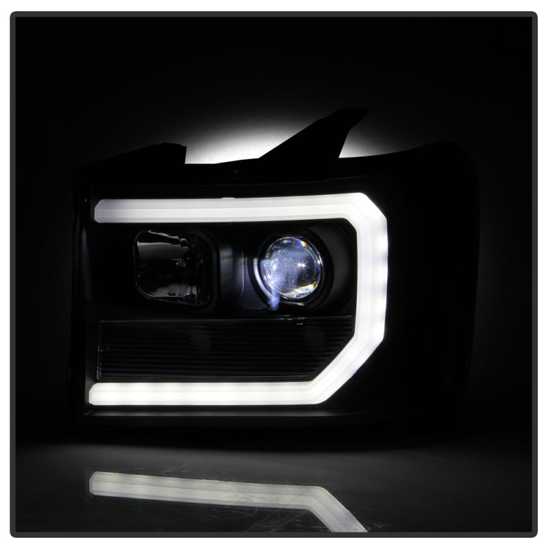 Spyder GMC Sierra 1500/2500/3500 07-13 Denali 08-13 LED Headlights Blk PRO-YD-GS07V2PL-BK 5087522