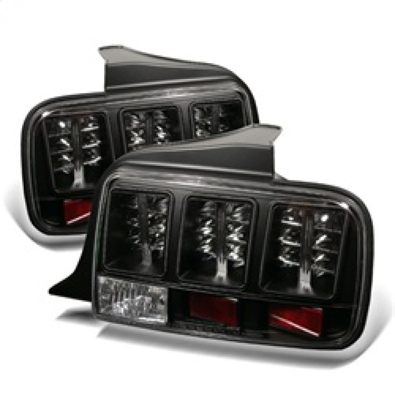 Spyder Ford Mustang 05-09 LED Tail Lights Black ALT-YD-FM05-LED-BK 5003546