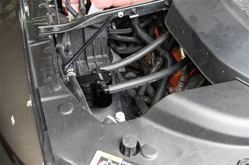 CORSA Performance Corsa 21-22 Dodge Ram TRX Crew Cab Aluminum Oil Catch Can w/Mounting Bracket CC0008