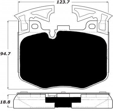 Porterfield Brake Pads for 2017 BMW 530eX - Sport M Brakes