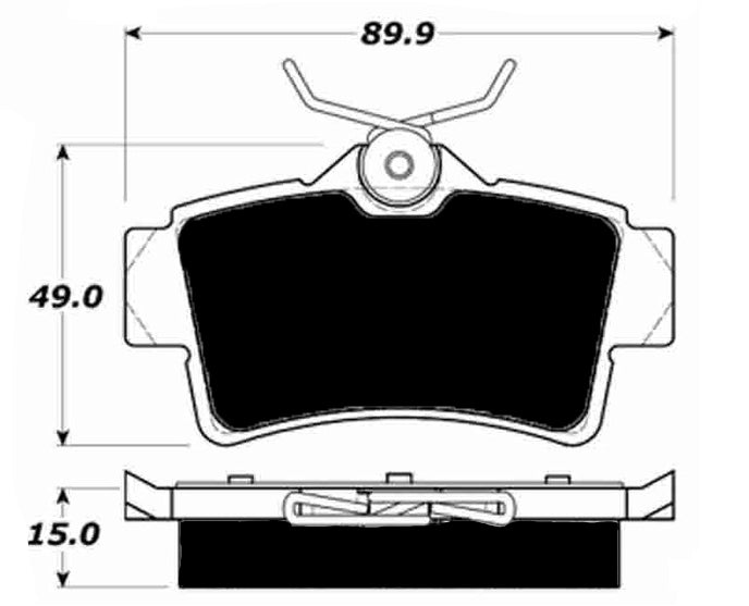 Porterfield Brake Pads for 2001 FORD MUSTANG Cobra