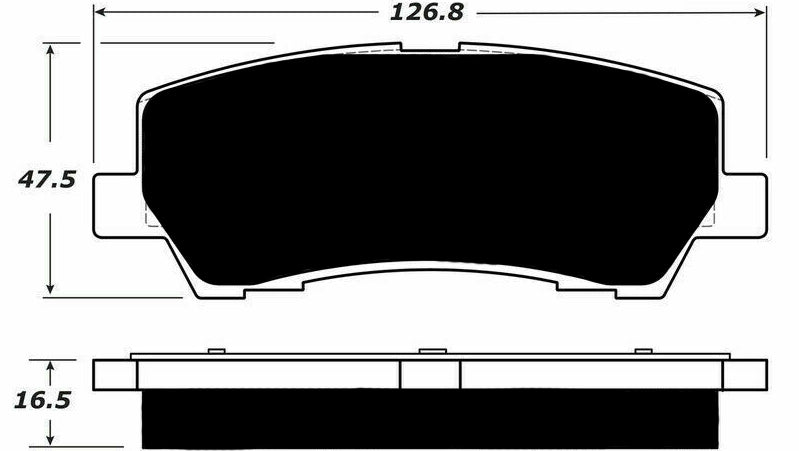 Porterfield Brake Pads for 2016 FORD Mustang EcoBoost Perf. Pkg