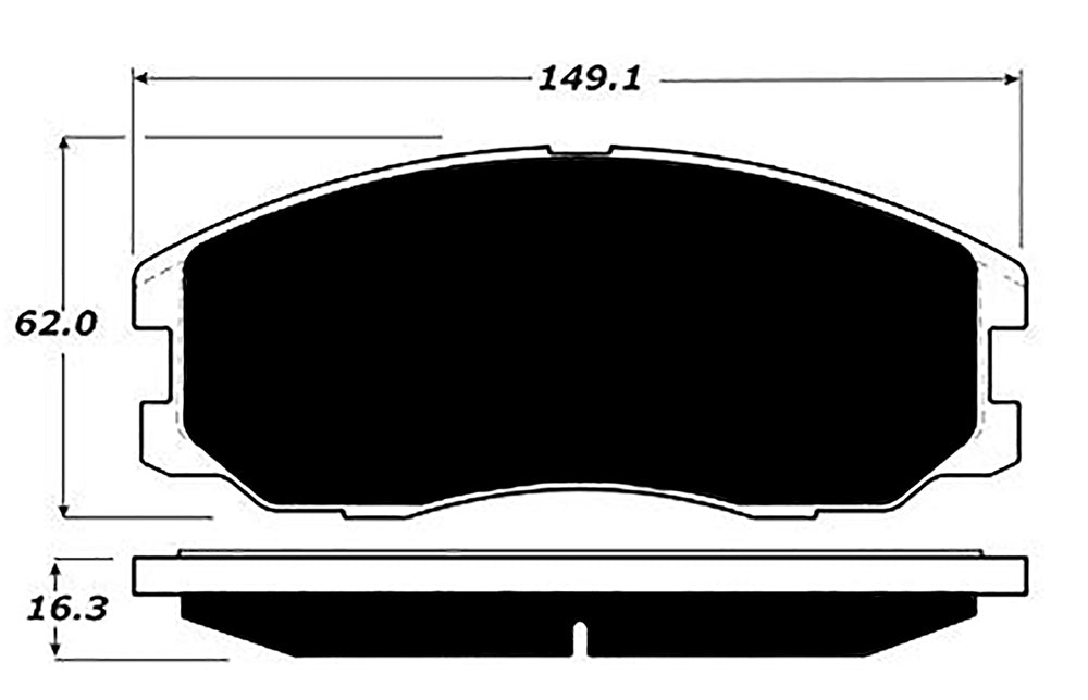 Porterfield Brake Pads for 2017 CHEVROLET EQUINOX