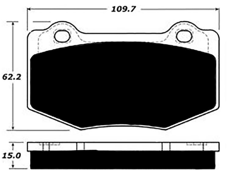 Porterfield Brake Pads for 2015 CHEVROLET CORVETTE Z51