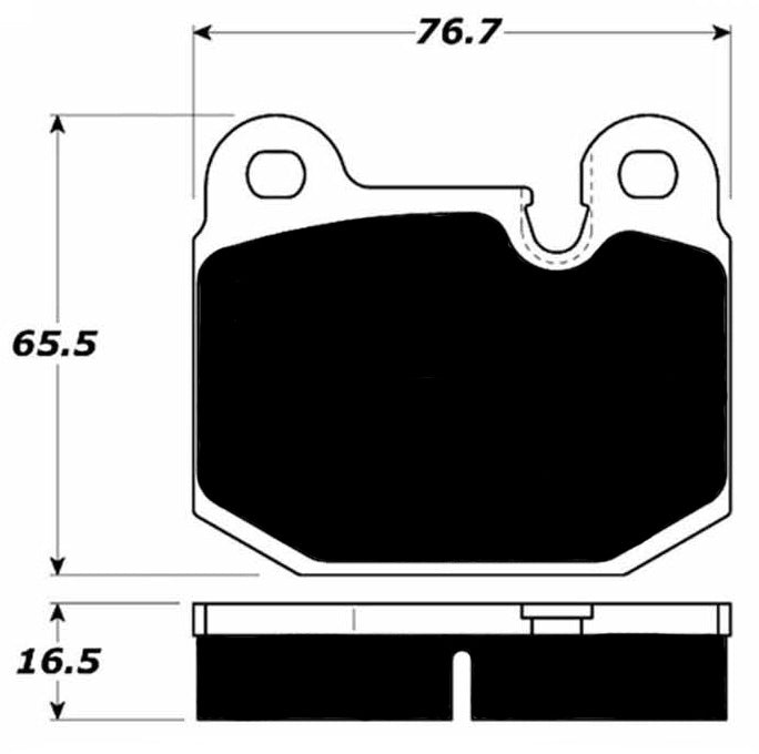 Porterfield Brake Pads for 1985 LOTUS ESPRIT
