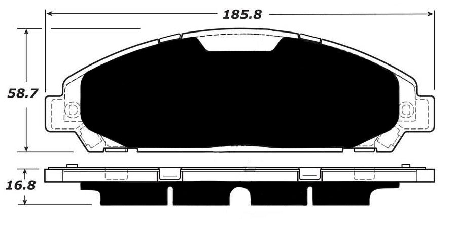 Porterfield Brake Pads for 2015 FORD Mustang 6 Cyl EcoBoost