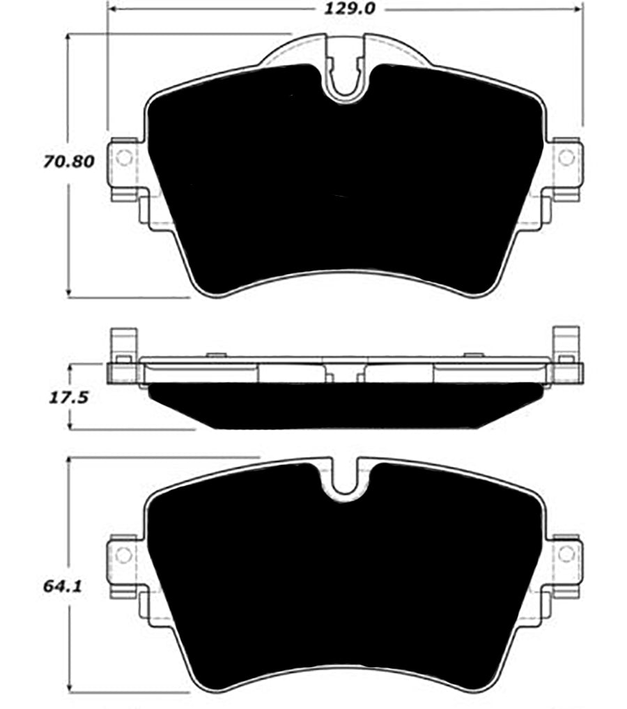 Porterfield Brake Pads for 2014 MINI Cooper S 5 Lug