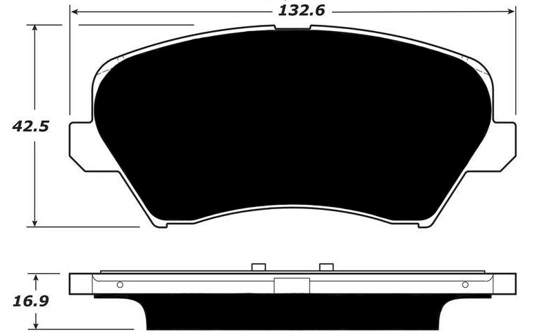 Porterfield Brake Pads for 2012 HYUNDAI ELANTRA Sedan