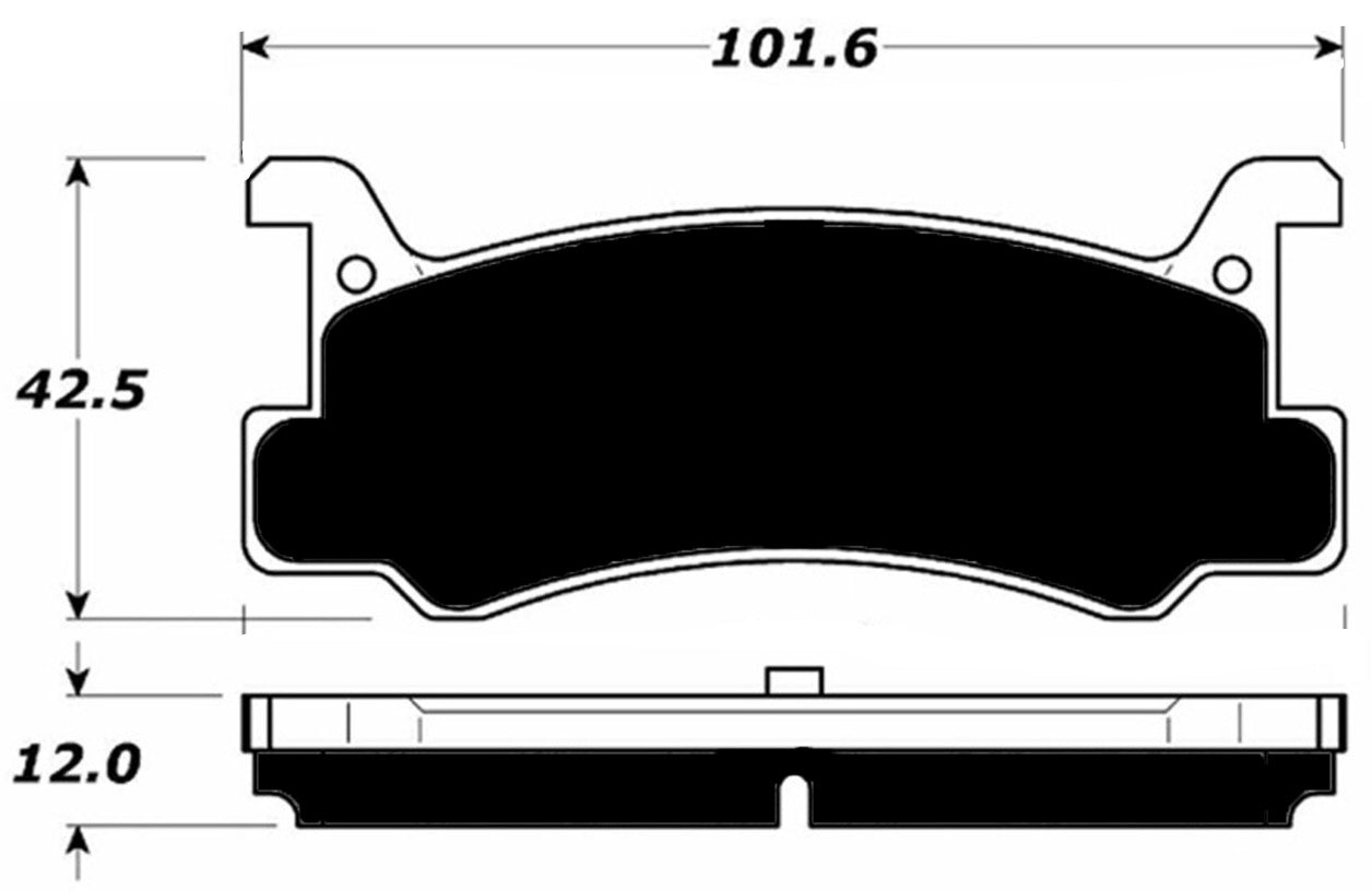 Porterfield Brake Pads for 1986 MAZDA 323 R/Disc