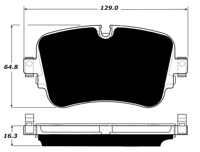 Porterfield Brake Pads for 2017 AUDI Q7 - w/400mm Front Discs