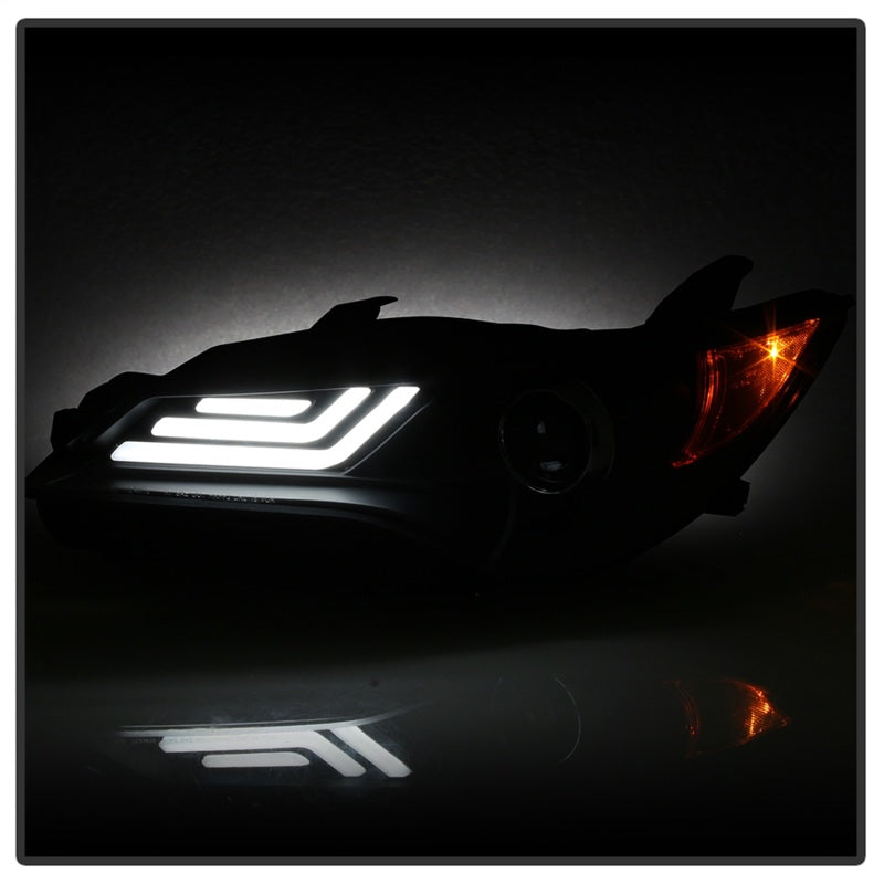 Spyder 15-17 Toyota Camry Projector Headlights - Black (PRO-YD-TCAM15-LB-BK) 5085382