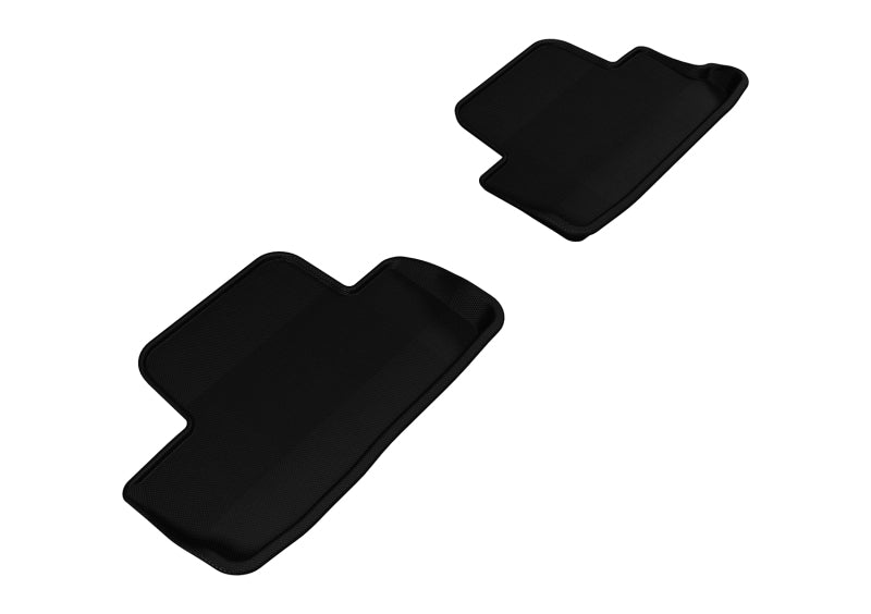 3D MAXpider 2005-2014 Ford Mustang Kagu 2nd Row Floormats - Black L1FR06521509