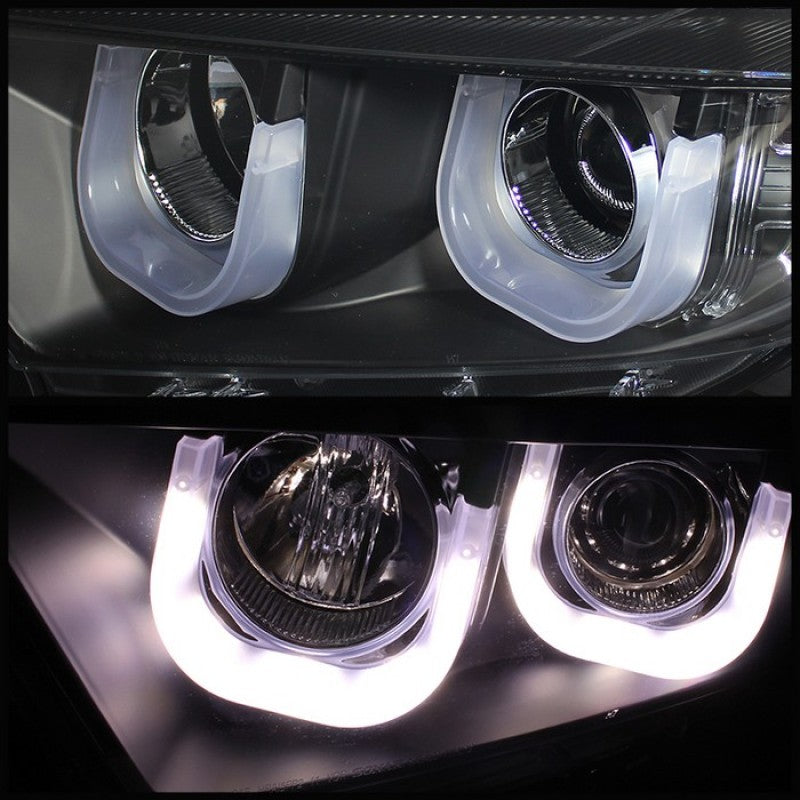 Spyder Toyota Highlander 11-13 Projector Headlights 3D DRL Blk PRO-YD-THLAN11-3DDRL-BK 5075055
