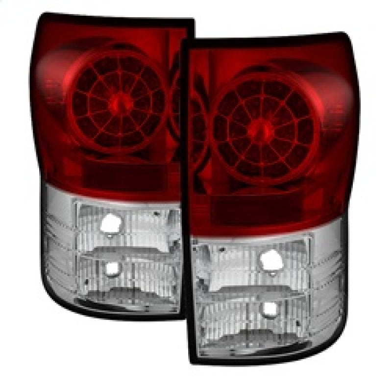 Spyder Toyota Tundra 07-13 LED Tail lights Red Clear ALT-YD-TTU07-LED-RC 5029607