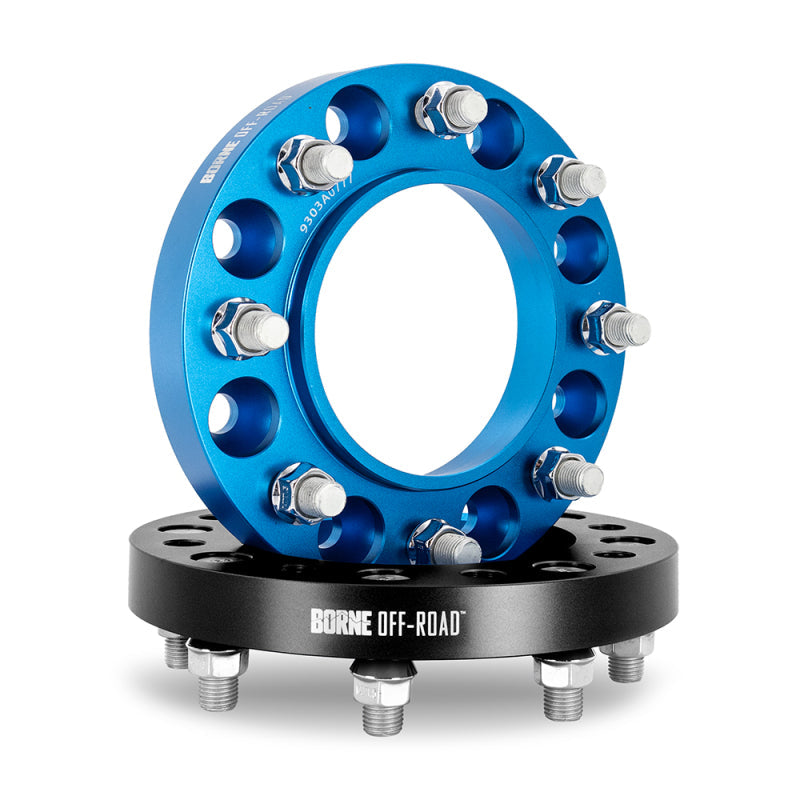 Borne Off-Road Wheel Spacers 8X165.1 121.3 25 M14 Blk BNWS-006-250BK