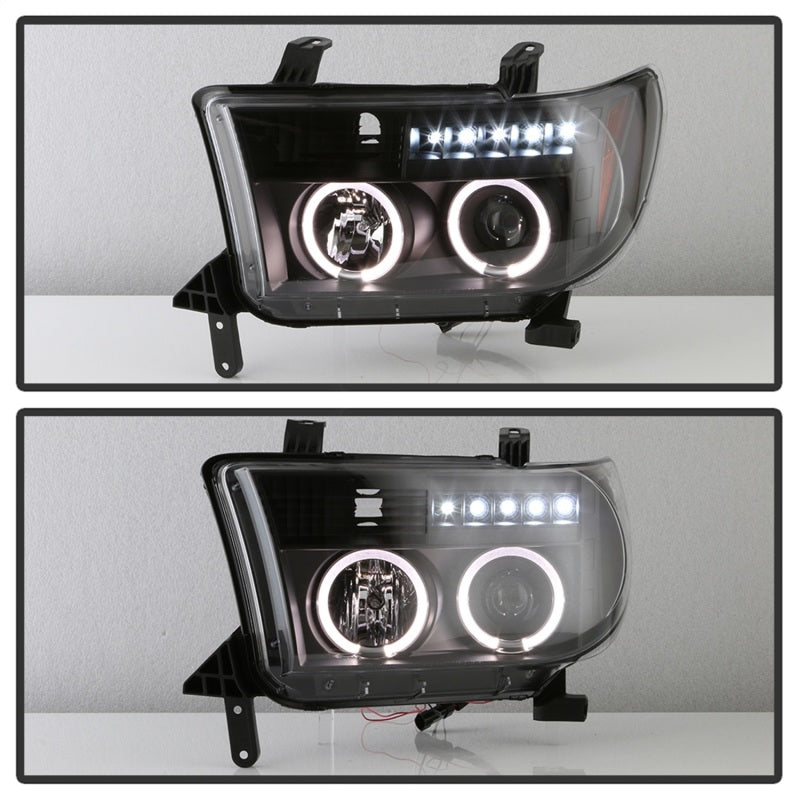 Spyder Signature Toyota Tundra 07-13 / Sequoia 08-13 Projector Headlights - (PRO-YD-TTU07-HL-BKV2) 5086044