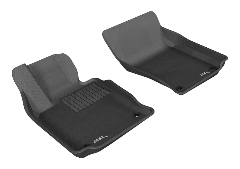3D MAXpider 2010-2016 Porsche Panamera Kagu 1st Row Floormat - Black L1PO00611509