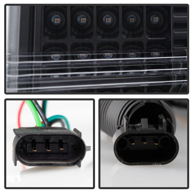 Spyder Ford F150 13-14 Xenon Model Only Light Bar Projector Headlights Blk PRO-YD-FF15013PL-SEQ-BK 5087584