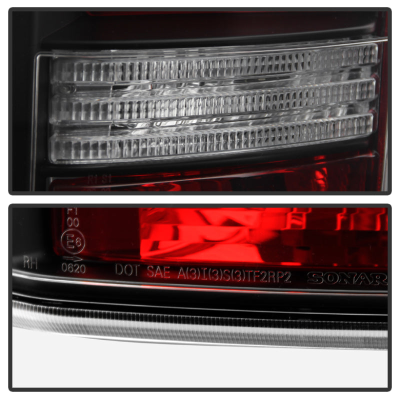 Spyder Land Rover Discovery 3 LR3 05-09 Light Bar LED Tail Lights Black ALT-YD-LRD05-LED-BK 5080813