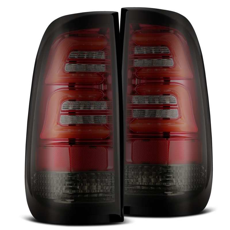 AlphaRex 97-03 Ford F-150 (Excl 4 Door SuperCrew Cab) PRO-Series LED Tail Lights Red Smoke 654020 *Discontinued