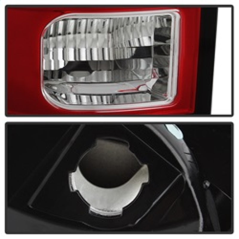 Spyder 13-14 Dodge Ram 1500 LED Tail Lights - Red Clear ALT-YD-DRAM13V2-LED-RC 5084071