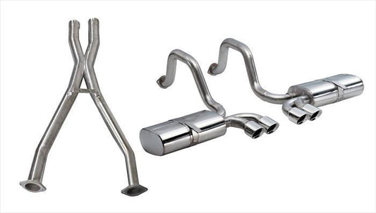 Corsa 1997-2004 C5 Corvette Exhaust | Sport / 2.5 in Cat-Back 3.5 in Twin (14111CB)