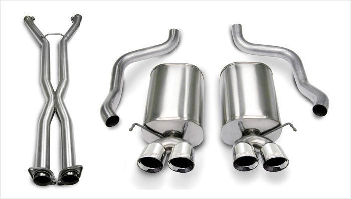 Corsa Xtreme, Sport / 2.5 in Cat-Back 3.5 in Twin Tips | 2009-2013 Corvette C6 (14470CB, 14108CB)