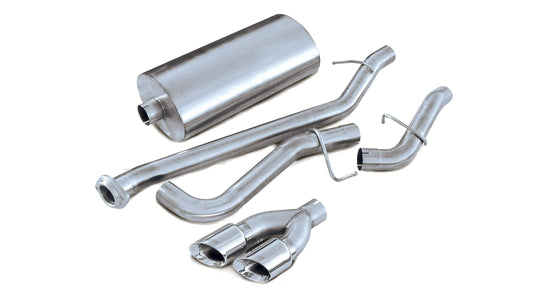 Corsa Sport / 3.0 in Cat-Back 4.0 in Twin Tips | 2001-2006 Tahoe, Yukon 5.3L (14232)