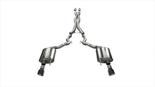Corsa [OPEN BOX ITEM] Sport / 2.75 in Cat-Back 4.5 in Single Tips | 2015-2017 Mustang GT 5.0L V8 Convertible (14341)
