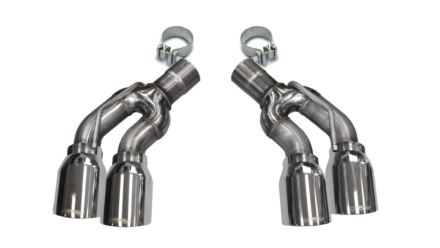 Corsa Replacement / 4.0 in Twin Tip Kit | 2016-2019 CTS-V 6.2L CORSA Systems (14359)